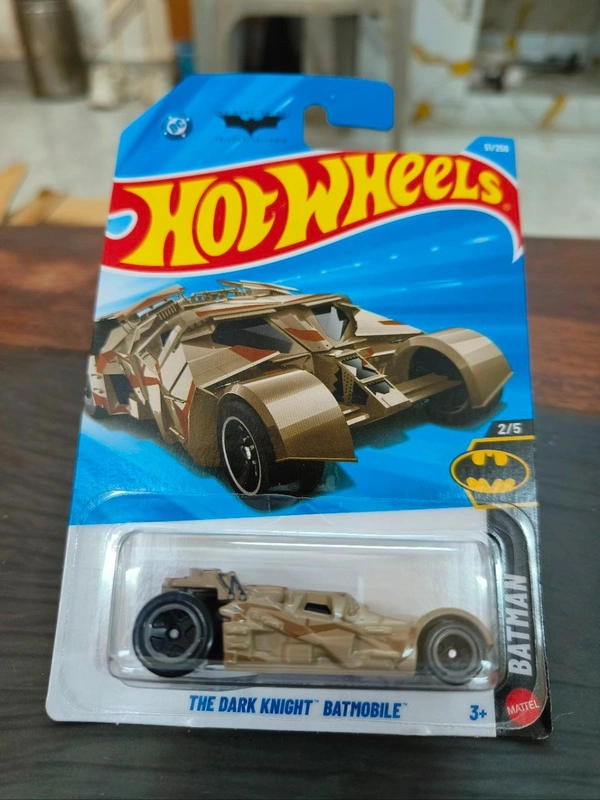 Hot Wheels The Dark Knight batmobile | Batman | Cream | IMPORTED | 51/250