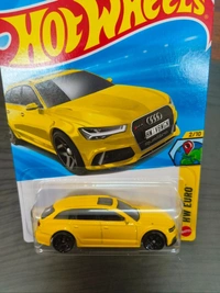 Hot Wheels 17 Audi Rs 6 Avant | HW Euro | Yellow | IMPORTED | 66/250