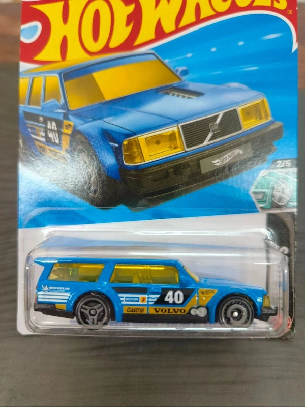 Hot Wheels Volvo 240 Drift Wagon | Hw Mods | Blue | IMPORTED | 69/250