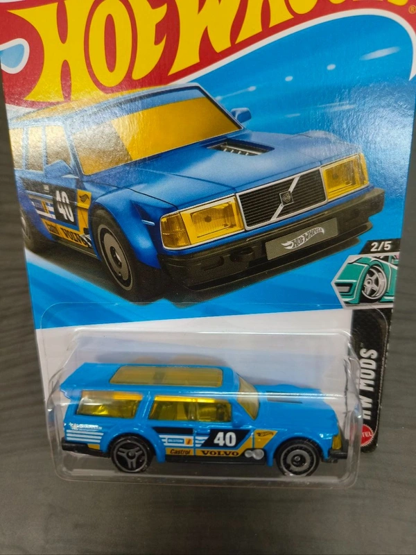 Hot Wheels Volvo 240 Drift Wagon | Hw Mods | Blue | IMPORTED | 69/250