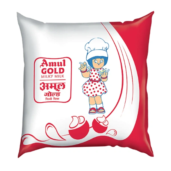 Amul Gold Pasteurised Full Cream Milk 500ml