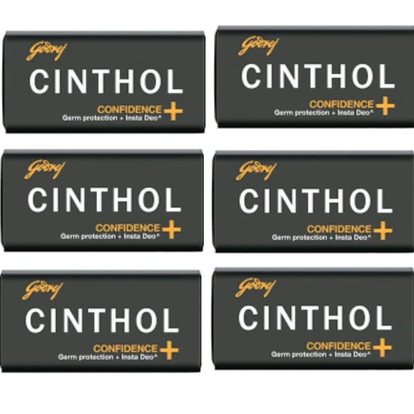 Godrej Cinthol Confidence Bath Soap, 45g (Pack Of 6 )