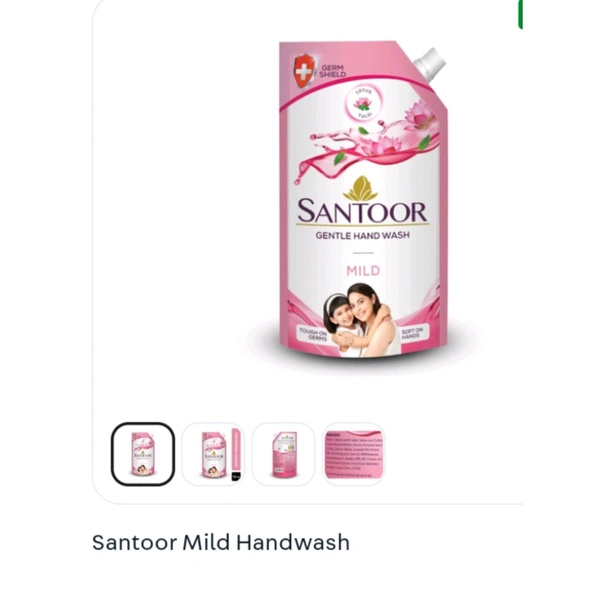 Santoor Mild Hand Wash 675ml - 750ml