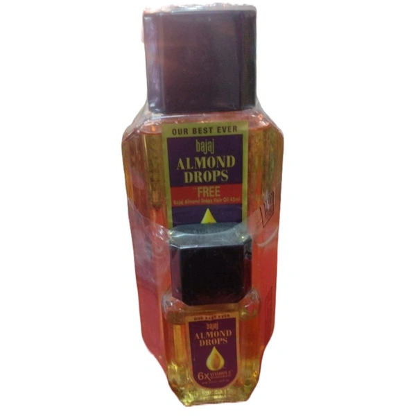 Bajaj almond drops Hair oil 475ml (Free Bajaj Almond Drops Hair Oil 45ml)