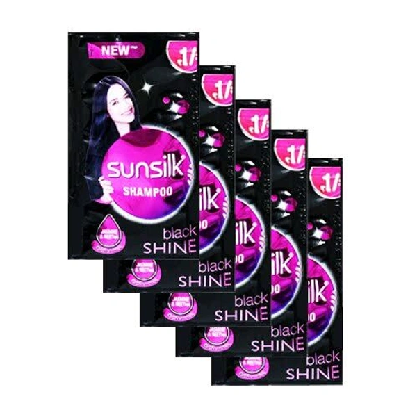 Sunsilk Black Shine Shampoo sachet (Pack Of 16) 