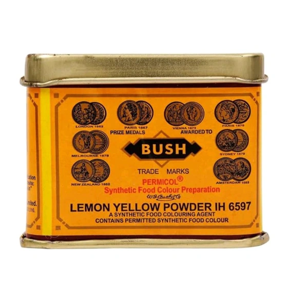 Bush Colour, Lemon yellow powder 100g