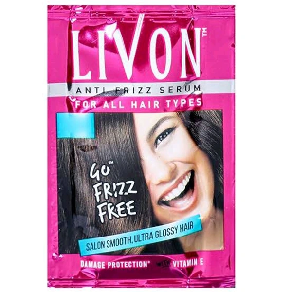 Livon Anti Frizz Serum Pouch 