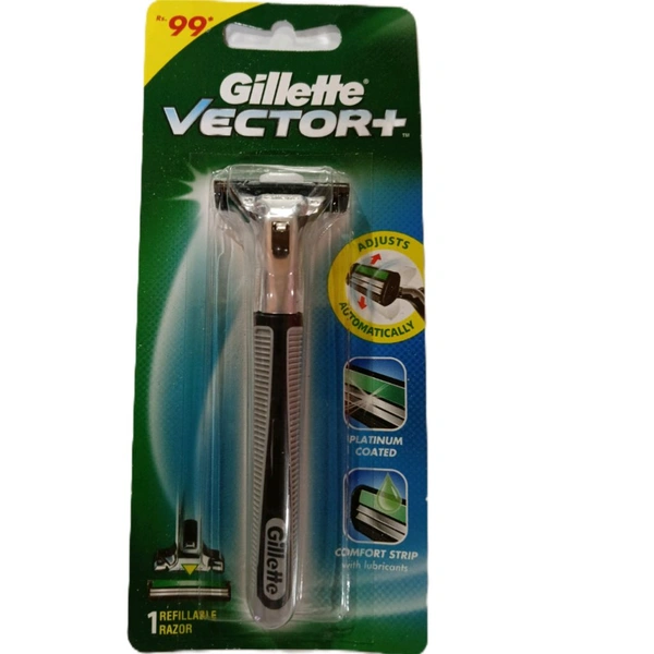 Gillette Vector Plus Manual Shaving Razor, 1 Pc 