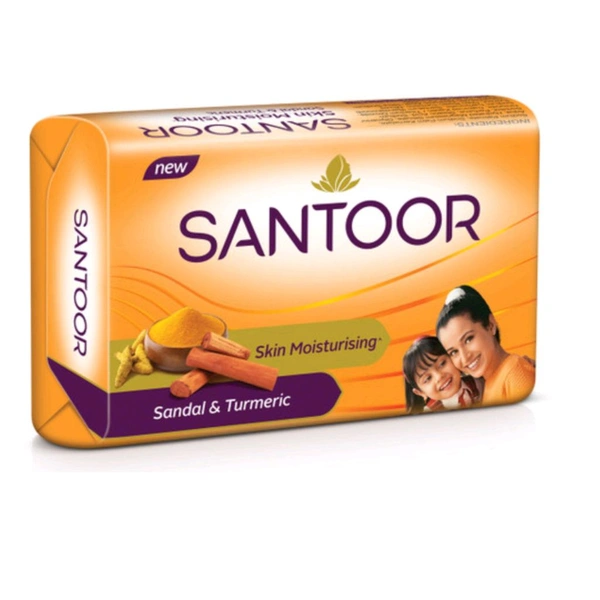 Santoor Skin Moisturizing Sandal & Turmeric   50g