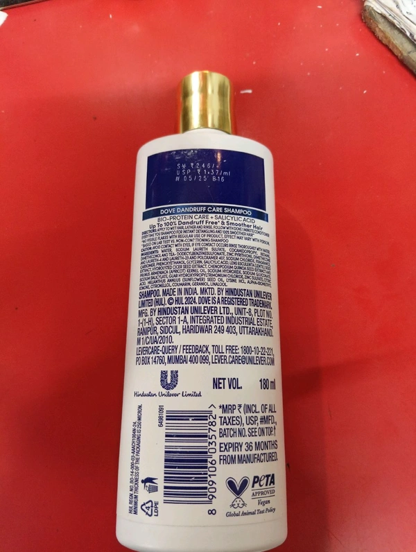 Dove Dandruff Care Shampoo 180ml