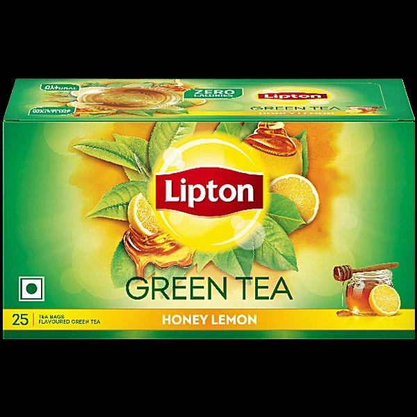 Lipton Green Tea Bags Honey Lemon 25 Pcs 