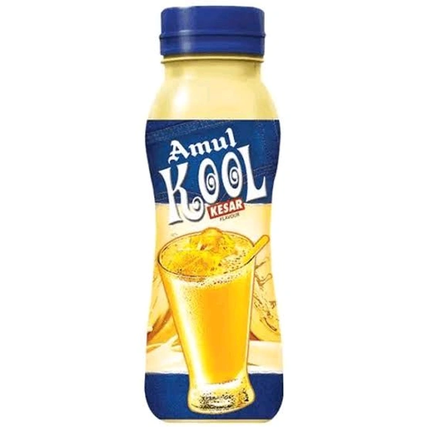 Amul Kool Kesar Milk 180 Ml – Rich, Creamy Saffron Flavor
