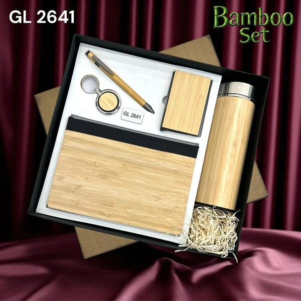 GL 2641 Made of Bamboo / Metal 5 in one Combo Set