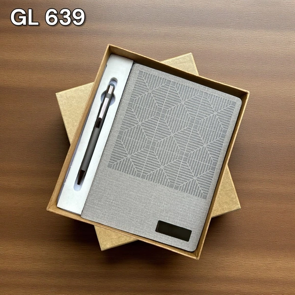 GL 639 Pen And Notebook Grey Spider