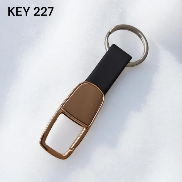 KEY 227 Black copper keychain