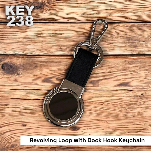 KEY 238 New Revolving Dock Hook Keychain