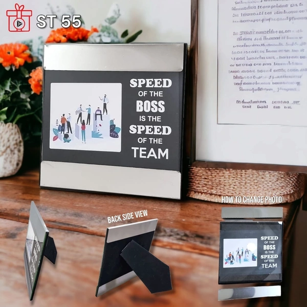 ST 55 Steel Mirror Finish Photo Frame