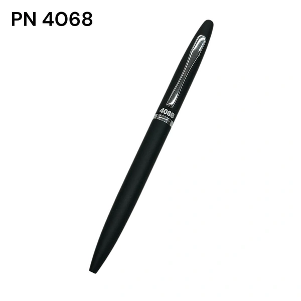 PN 4068 Black & silver Parts roller pen