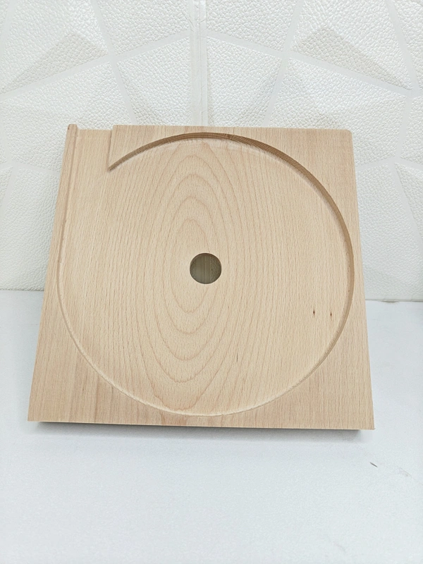 Funnel Plain  , Marble Run Race Wooden Plate, Light weight Toy, Montessori Funnel wood toy