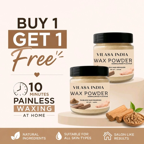 Herbal Wax Powder (Sandalwood) (100gm)