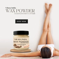 Herbal Wax Powder (Sandalwood) (100gm)