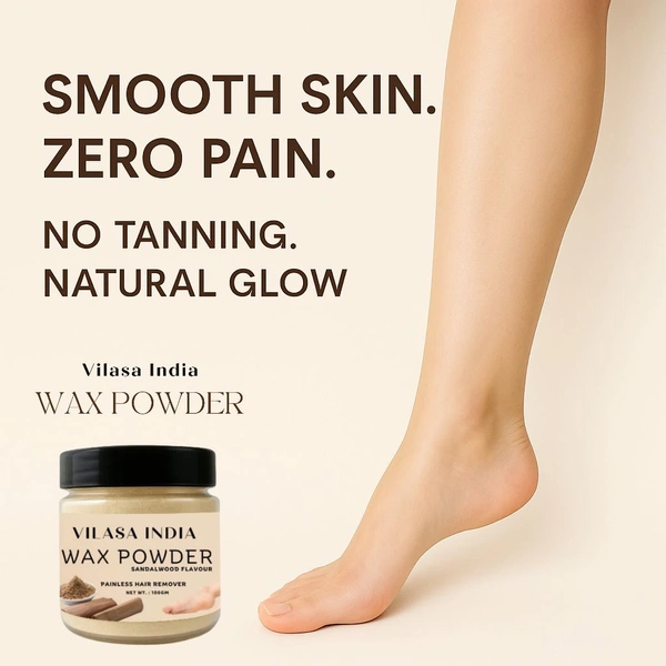 Herbal Wax Powder (Sandalwood) (100gm)