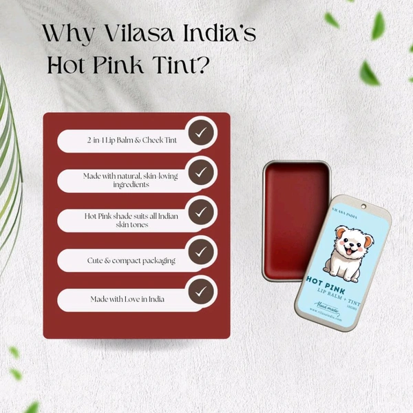 Hot pink Tint - Herbal (10gm) 1pc - Merlot