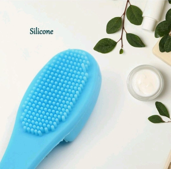 Silicon Face scrubber (Set Of 2) - Blue