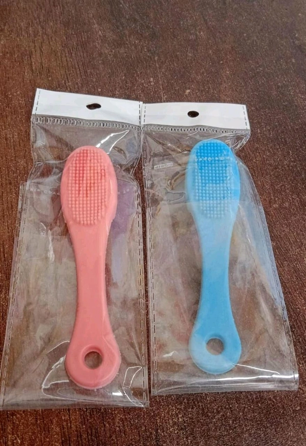Silicon Face scrubber (Set Of 2) - Blue