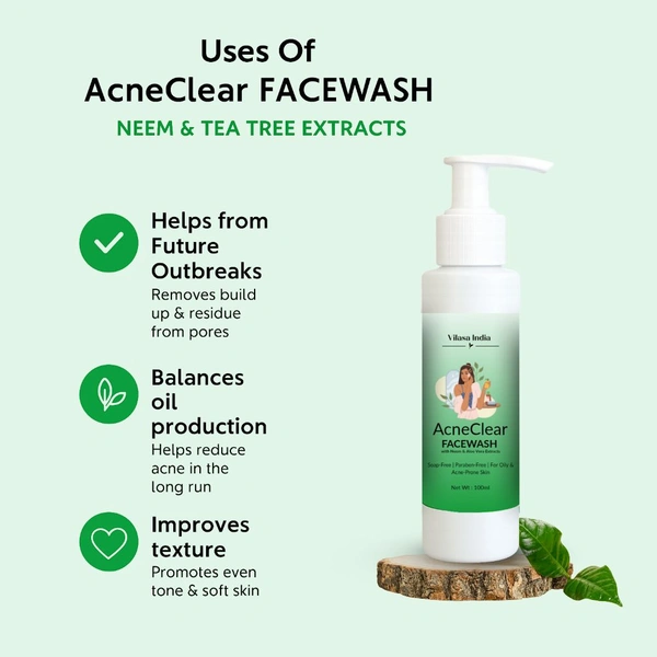 All In Once Acne Clear Facewash (100ml)