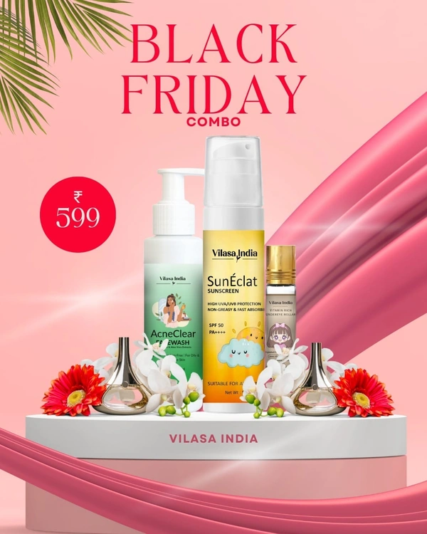 Black Friday Combo 7 (Face wash + Sunscreen + Under Eye Serum)