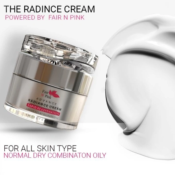 Fair N Pink Radiance Cream The Best Cream For Pigmentation Glutathione Face Cream - Brightening & Pigmentation Correcting Formula | Daily Use Cream for Tan Removal & Dark Spot Reduction - 10g