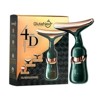 Glutanex 3 in 1 Massager | Electric Face Slimming and Uplift Massager | Anti Wrinkles, Face, Neck & Eyes Massager for Skin Care | Vibration Facial Massager | Face Sculpting Tool Multifunctional Beauty Device | Neck Tightening Device Face Lift Tool - 3in1