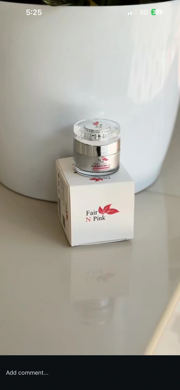 Fair N Pink Radiance Cream The Best Cream For Pigmentation Glutathione Face Cream - Brightening & Pigmentation Correcting Formula | Daily Use Cream for Tan Removal & Dark Spot Reduction - 10g