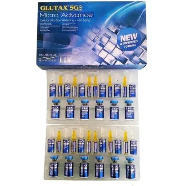 Glutax 5gs Micro Advance Cellular Ultra Skin 12 Vials - 5gs