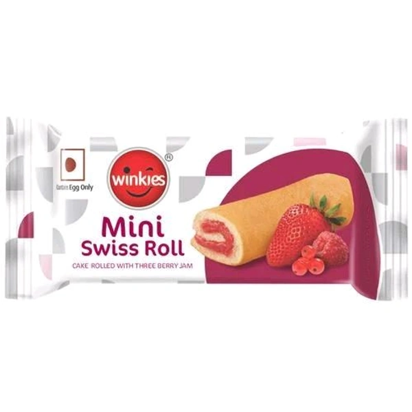 Winkies Mini Swiss Roll Cake, 25g