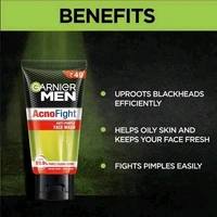 Garnier Men Acno Fight Anti Pimple Face Wash - 50g