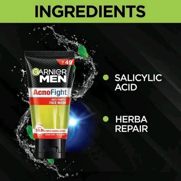 Garnier Men Acno Fight Anti Pimple Face Wash - 25g