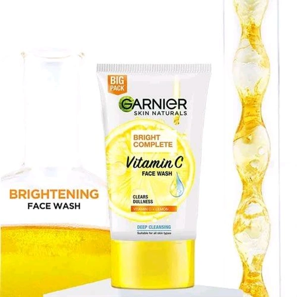 Garnier Bright Complete Vitamin C Facewash - 100g