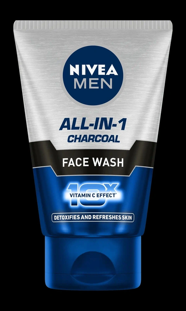 Nivea Men All-in-1 Charcoal Face Wash 