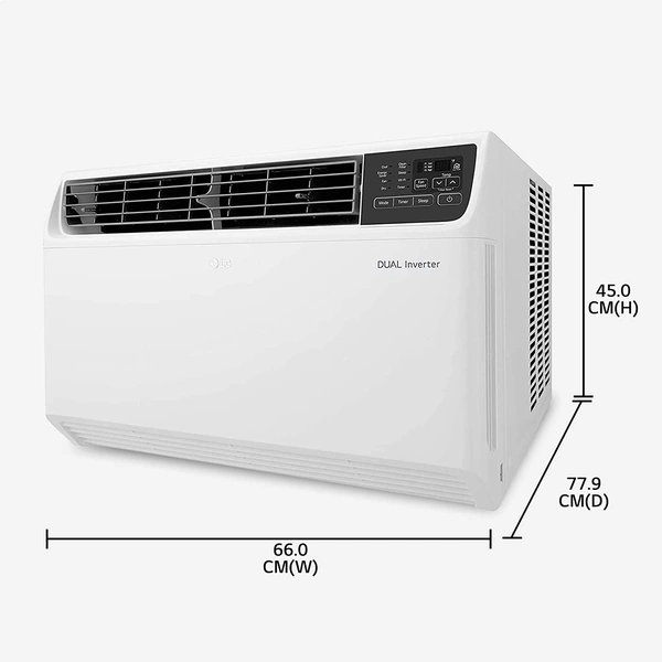 LG 1.5 Ton 5 Star Wi-Fi Inverter Window AC (Copper, JW-Q18WUZA, White) - Kathua Hiranagar Samba, Credit & Debit Cards