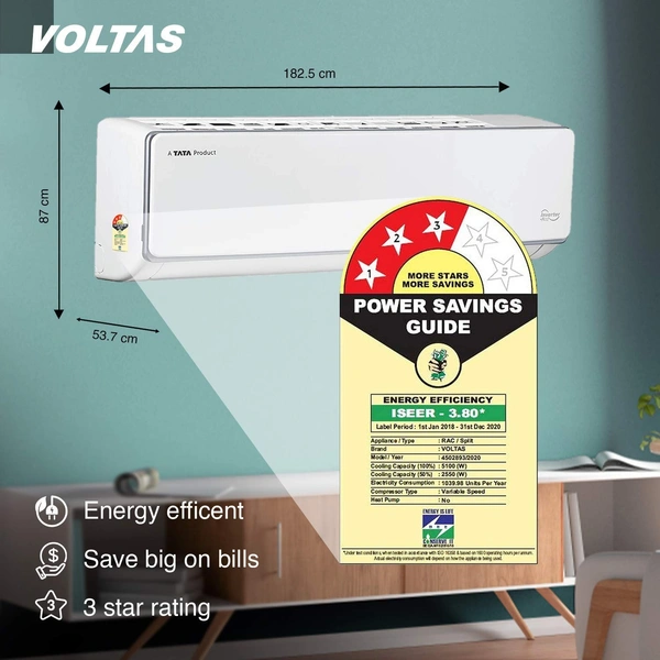 Voltas 1.5 Ton 3 Star Inverter Split AC - Hiranagar Kathua Samba, Credit & Debit Cards