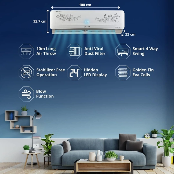Lloyd 1.5 Ton 5 Star Inverter Split AC - Hiranagar Kathua Samba, Credit & debit card accepts