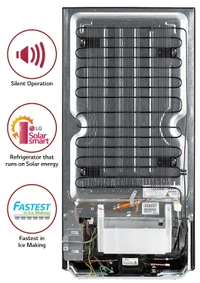 LG 188 L 3 Star Inverter Direct-Cool Single Door Refrigerator (GL-B191KPDX, Purple Dazzle) - Hiranagar Kathua Samba, Credit & Debit Cards