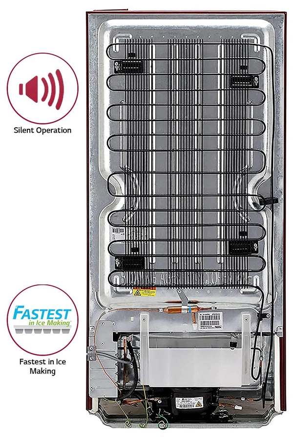 LG 188 L 2 Star Direct-Cool Single Door Refrigerator (GL-B191KPRC, Peppy Red, Moist 'N' Fresh) - Hiranagar Kathua, Credit & Debit Cards