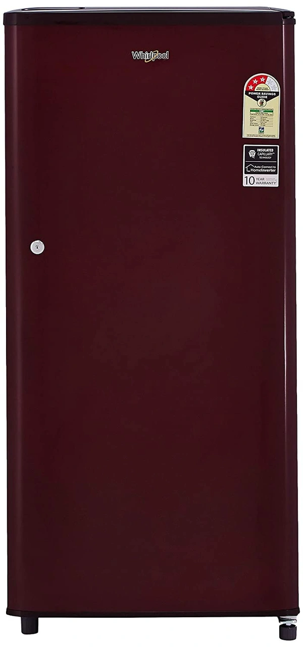 Whirlpool 190 L 3 Star Direct-Cool Single Door Refrigerator (WDE 205 CLS 3S, Wine) - Hiranagar Kathua Samba, Credit & Debit Card Accepted, 3-5 Days