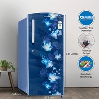 Lloyd 225 L 2 Star Direct Cool Single Door Refrigerator (GLDC242SGBT2PB, Gardenia Blue) - Hiranagar Kathua Ghagwal, Credit & Debit Card Accepted
