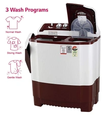 LG 7 Kg 4 Star Semi-Automatic Top Loading Washing Machine (P7010RRAY, Burgundy, Collar Scrubber) - Kathua Hiranagar Ghagwal, Credit & Debit Card Accepted
