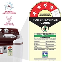 LG 7 Kg 4 Star Semi-Automatic Top Loading Washing Machine (P7010RRAY, Burgundy, Collar Scrubber) - Kathua Hiranagar Ghagwal, Credit & Debit Card Accepted