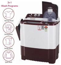 LG 8 Kg 5 Star Semi-Automatic Top Loading Washing Machine (P8030SRAZ, Burgundy, Collar Scrubber) - Kathua Hiranagar Jatwal, Credit & Debit Cards Accepted